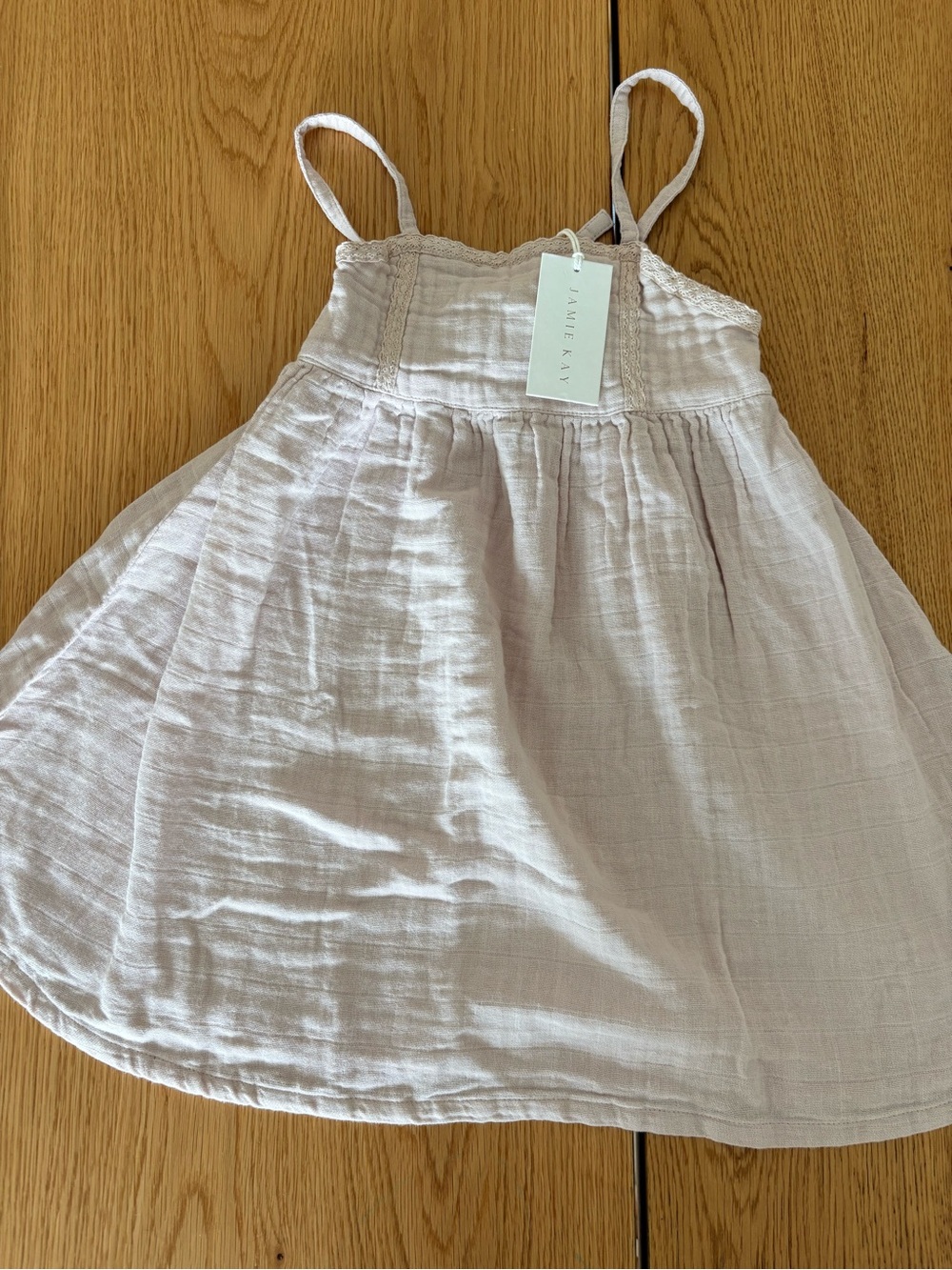 Jamie Kay Blush Gauze Sundress
